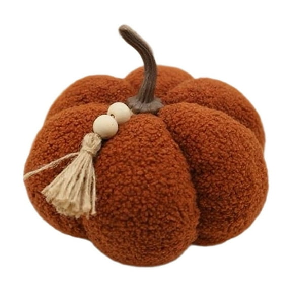Halloween Pumpkin Plush Mini Stuffed Pumpkin Plush Toy Halloween Pumpkins Decorative Couch Throw Pillow for Halloween Thanksgiving Decor