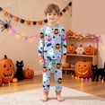thumbnail image 2 of Leey-World Halloween Pajamas Kids Kids Long Sleeve Pajamas Girls Toddler Baby Boys Girls Pajamas Set Roundneck Long Sleeve Snug Fit Sleepwear Pjs, 2 of 9