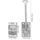 thumbnail image 2 of Soporte para puerta de autocaravana, pestillo para puerta de caravana, pestillo para puerta de remolque de coche, gancho metálico para pestillo de puerta, 2 of 7