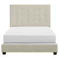 thumbnail image 1 of Crosley Furniture Reston Upholstered Queen Panel Bed in Creme, 1 of 5
