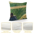 thumbnail image 4 of YINGXI  Throw Pillow Covers Study for Bathers at Asnières Pillow Cases Vintage Painting Decorative Cushion Cases for Couch Sofa 20x20in, 4 of 5