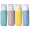 thumbnail image 1 of 4Pcs Silicone Travel Bottle Leak Proof Refillable Squeezable Containers for Liquid Shampoo Toiletries, 1 of 7