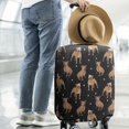 thumbnail image 2 of Pitbull Dog and Footprint Luggage Cover Fashion Suitcase Cover Baggage Covers Fit 25-28 Inch Luggage (Go Travel), 2 of 5