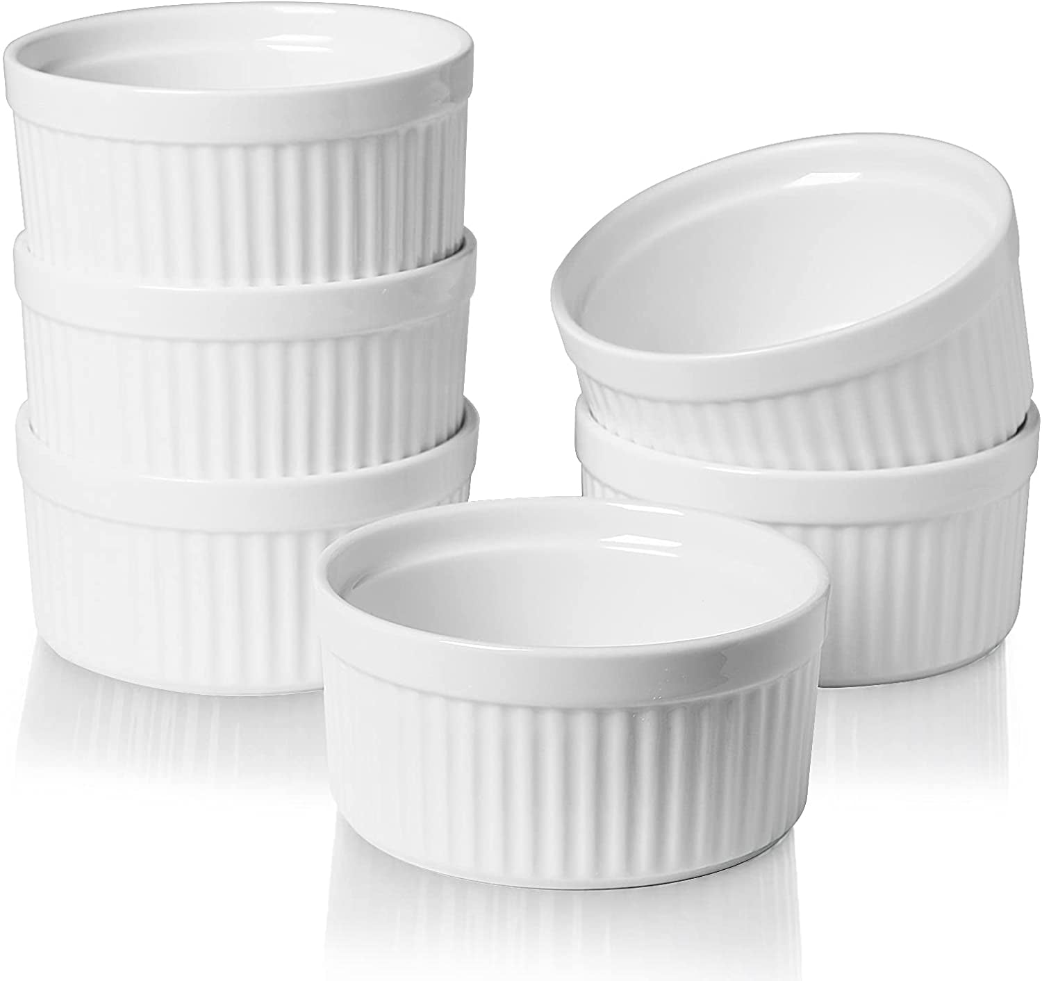 Ramekins Ceramics Ramekins for Creme Brulee Dishes,Dipping Sauces