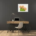 thumbnail image 3 of OToole, Tim 14x12 White Modern Wood Framed Museum Art Print Titled - Desert Blossoms I, 3 of 4