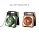 thumbnail image 5 of Ventilador plegable portátil Advancent mini luz para acampar pescar caminar color Verde militar, 5 of 6
