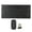 Black, variant on Nieyigj Smart Wireless Keyboard Mouse Combo Set, Slim Portable 2.4GHz Silent Optic Mouse & Compact Keyboard for Office PC Desktop Computer Laptop Smart TV, Silver (14.5 inches / 37 cm)