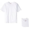 thumbnail image 2 of Hanes Men's Tall Man Crew T-Shirt, White, X-Large/Tall (Pack of 3), 2 of 2