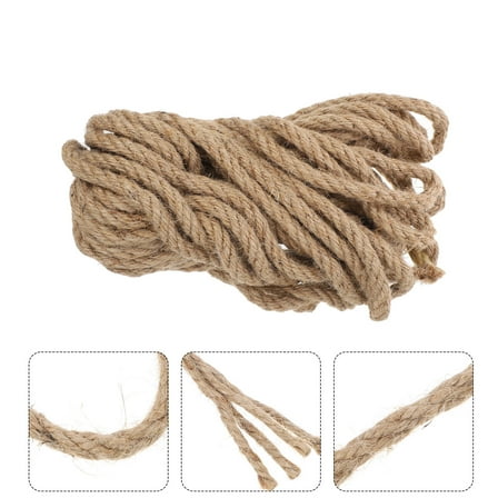 Soimiss Strong Rope for Hanging Jute Rope Linen 1 Bundle