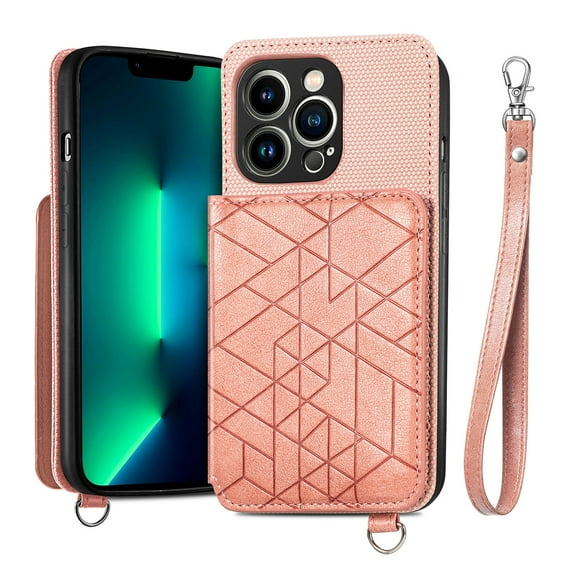 TECH CIRCLE iPhone 11 pro max case,PU Leather Card Slots,Compatible Magnetic Car Mount phone Flip Kickstand Shockproof Ultra-Slim Cover for iPhone 11 pro max 6.5 inch,Pink