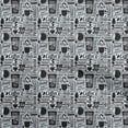 thumbnail image 1 of oneOone Cotton Silk Sky Blue Fabric Nostalgia Coffee Craft Projects Decor Fabric Printed By The Yard 42 Inch Wide-R0, 1 of 5