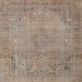 thumbnail image 1 of Ahgly Company Machine Washable Indoor Square Traditional Dark Almond Brown Area Rugs, 4' Square, 1 of 7