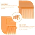 thumbnail image 4 of 3pcs Double-sided Tooth Lice Combs Portable Hair Scalp Massaging Combs (Orange), 4 of 9