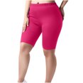 thumbnail image 2 of Tumotour Yoga Shorts For Women Plus Size Yoga Shorts Solid Color Lace Elastic High Waisted Running Workout Gym Shorts Sports Shorts, 2 of 9