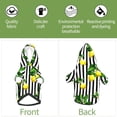 thumbnail image 6 of Bingfone Lemons On Striped Dog Clothes Hoodie, Pet Winter Coat,Puppy Sweatshirts For Small Dogs Boy Girl,Suitable For All Breeds-Small, 6 of 9