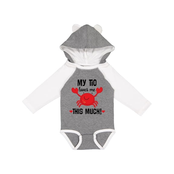 Inktastic My Tio Loves Me Nephew Gift Boys or Girls Long Sleeve Baby Bodysuit