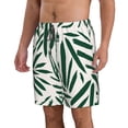 thumbnail image 2 of Pofeuu Palm Branch With Leaves Prin Men's Swim Trunks Quick Dry Bathing Suit Swimming Board Shorts Mesh Lining Beach Swimwear-Small, 2 of 6