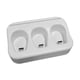 thumbnail image 3 of Base de carga del cargador inalámbrico de la cápsula del soporte del mini banco de energía (blanco 3 en 1), 3 of 9