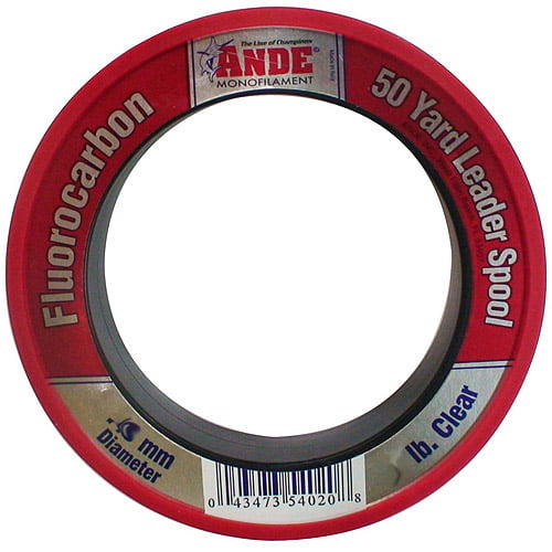 ANDE Fcw50-40 Clear Fluorocarbon Leader 50yd 40lb for sale online 
