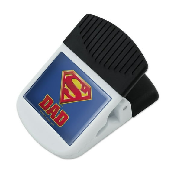 Superman Super Dad Shield Logo Refrigerator Fridge Magnet Magnetic Hanging Hook Note Snack Clip