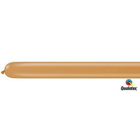 Burton & Burton 160Q Mocha Brown Pencil Balloons, 100 Pack