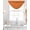 Burnt Orange, variant on Pink Sheer Waterfall Valance Curtains for Window, Farmhouse Pink Decor Rod Pocket Sheer Topper Swag Curtains for Living Room, Kitchen 38.5"W x 47.2"L, 1 Panel