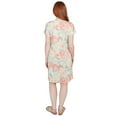 thumbnail image 2 of Larky Lark Womens Batik Leaf Tie-Front Jersey Dress, 2 of 4