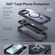 thumbnail image 3 of Funda ESR para iPhone 15 Plus con Soporte, MagSafe Transparente Azul Oscuro, 3 of 8