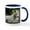 White/Navy Inside, variant on CafePress - White Wolf Mug - 11 oz Ceramic Mug - Novelty Coffee Tea Cup