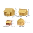 thumbnail image 2 of ADDHAT 4Ud Miniaturas De Resina Beige Hogar Estilo Europea, 2 of 6