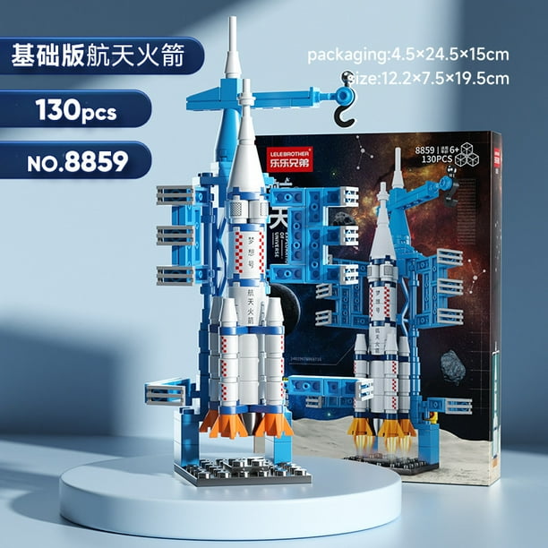 Lele Brothers New Space Shuttle Rocket Building Blocks Assembled