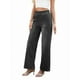 thumbnail image 2 of Pantalones Vaqueros Anchos de Talla Grande para Mujer, Cintura Alta, Adelgazantes, con Múltiples Bolsillos, Rectos, Holgados e Informales. Gris L, 2 of 9