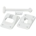 thumbnail image 3 of Lippert Components Door Catch 381407 For Holding RV Cabinet Doors Open; T Style; 4 Inch; Polar White; Composite; Single; Packaged, 3 of 4