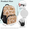 thumbnail image 4 of Yuyamidu Orange Capybara School Backpack for Boys with Lunch Box 17 Inch Bookbag for Middle Elementary School Girls Insulated Lunch Bag Kids Pencil Case, 4 Pieces, 4 of 6