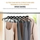 thumbnail image 3 of 5/10 Uds perchas para ropa con Clips móviles terciopelo ultrafino estante antideslizante falda pant yeacher  beis 5 piezas, 3 of 7
