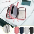 thumbnail image 3 of Travel Case Carry Electronic Accessories Organizer Portable Digital Accessory Data Cable Storage Bag, Travel Power Bank Phone Hard Drive Protection Case, Storage Bag, 3 of 6
