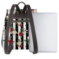 thumbnail image 3 of Easygdp Rose Flowers Mochila de Cuero para Mujeres, Bolso de Hombro, Bolsos de Mano de Moda para Trabajo y Viajes, 3 of 4