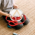 thumbnail image 3 of WASHWEPE 1 Set Kids Instruments Round Shape Snare Drum with Stick for Music Instrument Practice 7.98X7.98X4.52in, 3 of 4