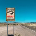 thumbnail image 4 of Placa Metal Vintage Advertencia Perro Pintura Hierro Rectangular Arte La Pared Decor20x30cm, 4 of 9