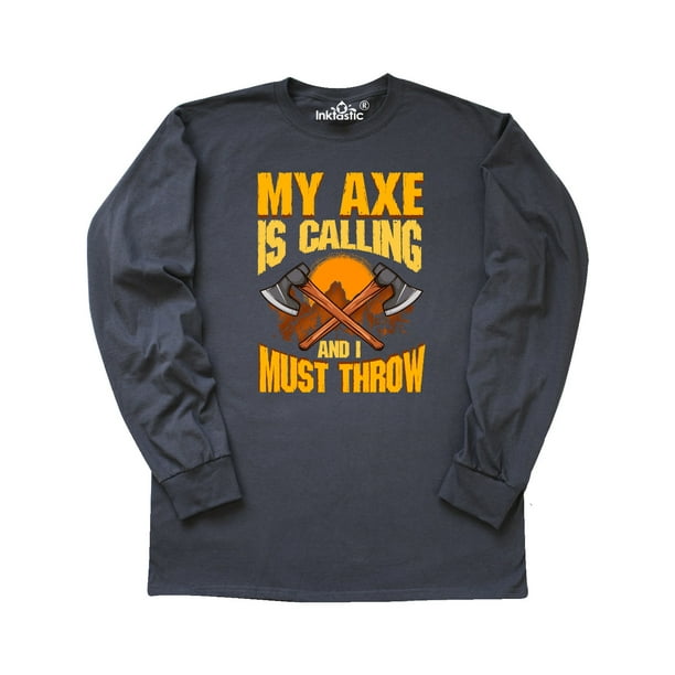 INKtastic Axe Throwing Funny Gift Long Sleeve TShirt