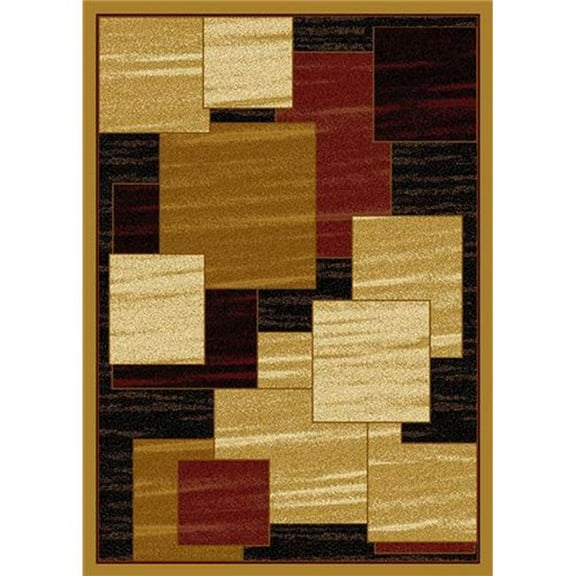 Mayberry Rug CT1120 8X10 7 ft. 10 in. x 9 ft. 10 in. City Panes Area Rug, Multi Color