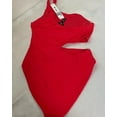 thumbnail image 3 of Aqua Swim Womens Cut-Out One Shoulder One-Piece Swimsuit, 3 of 4