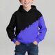 thumbnail image 1 of Sudadera con capucha para niño, con estampado de color, manga larga, informal, deportiva, con capucha, manga larga, sudadera con capucha, top con inserciones en los hombros, blusa de poliéster para ni, 1 of 7