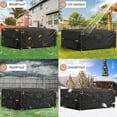 thumbnail image 2 of Patio Furniture Cover, 90"x64"x28", 600D Tough Canvas Waterproof with Air Vent Outdoor Dining Table and Chairs General Purpose Furniture Cover, 2 of 7