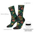 thumbnail image 2 of Yiaed Hawaiian Tribal Mask Print Great elasticity Crew Socks Sports socks for Men and Women, 2 of 5
