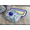 thumbnail image 3 of Blue Rose Polish Pottery Garden of Eden Butter Tub, 3 of 3