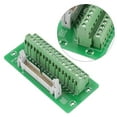 thumbnail image 3 of Connecteur de Bornier de PLC, IDC34P 34Pin Tête Mâle PLC Breakout Board DIN Rail Monter Interface Module Esthétique Élégant, 3 of 12
