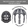 thumbnail image 7 of GROTTICO Adult-Men-Women Bike Helmet with Light - Mountain Road Bicycle Helmet with Replacement Pads & Detachable Visor, 7 of 7