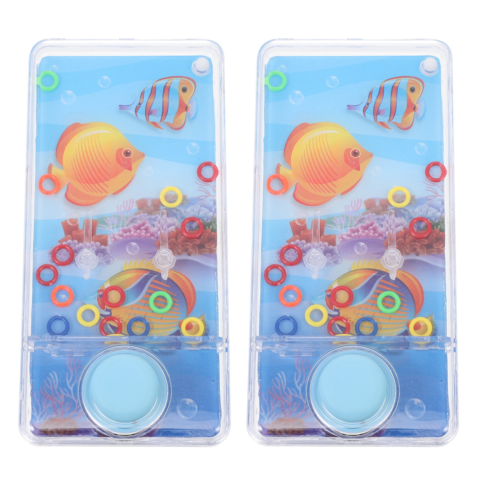 NUOLUX 2pcs Handheld Water Ring Toss Game Toys Children Kids Water