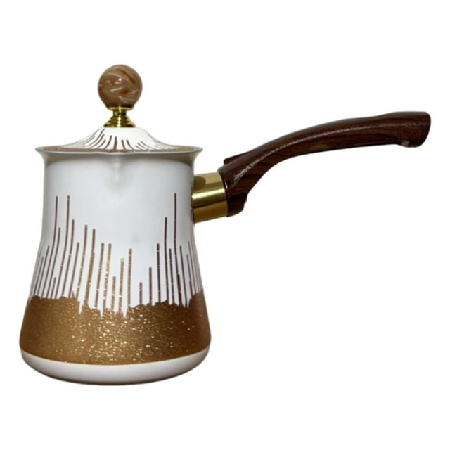 veasfak Coffee Maker with Handle, Easy to Clean, Portable Butter Warmer for Restaurants, 720 ml